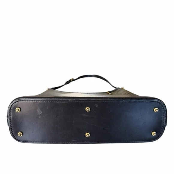 Dooney & Bourke Vintage Cabrio Perforated Polka Dot Leather Hobo Shoulder Bag - Picture 6 of 11